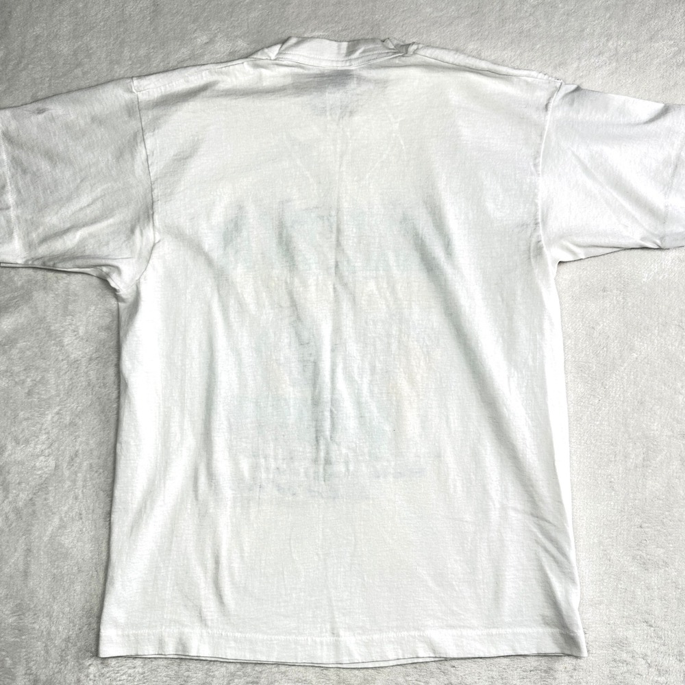 Vintage 1996 Fruit of the Loom New England Summer Nationals Racing T-Shirt Sz L - Picture 6 of 7